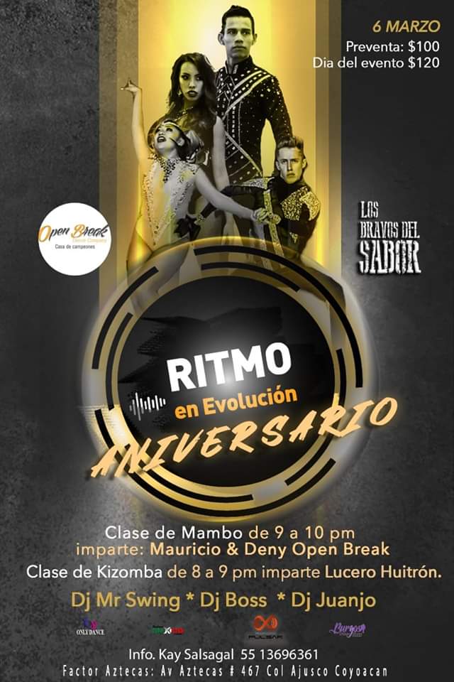 Los Bravos Del Sabor Aniversario De RITMO EN EVOLUCIÓN!
