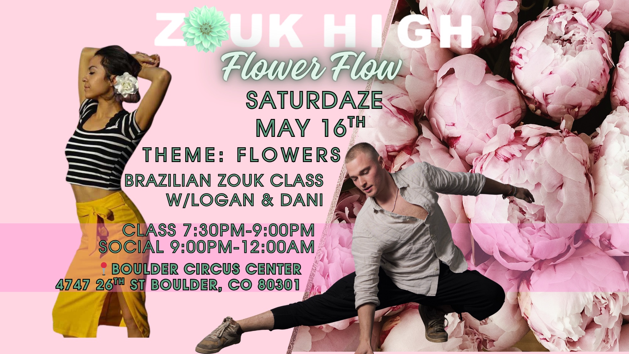 Zouk High SATURDAZE: Flower Flow May 16th