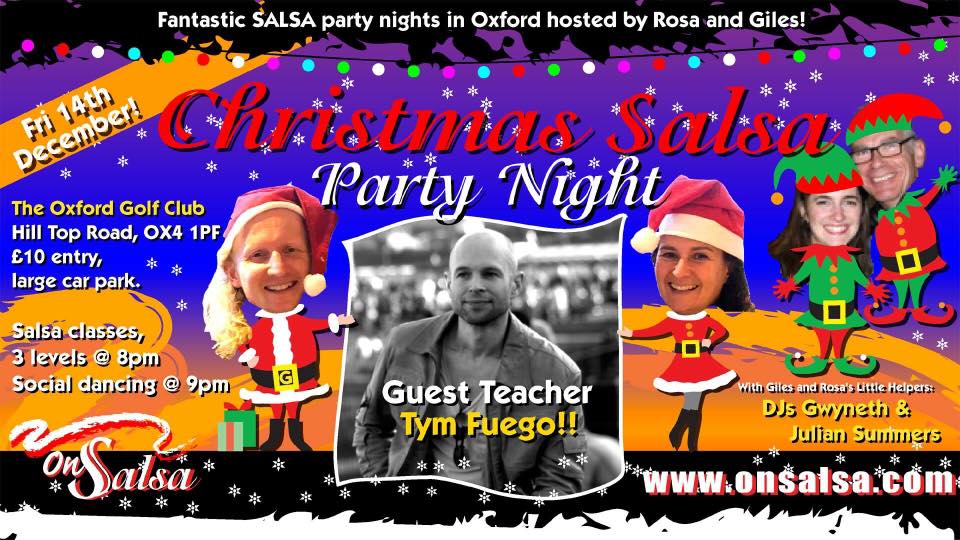 Christmas Salsa party Friday 14 Dec