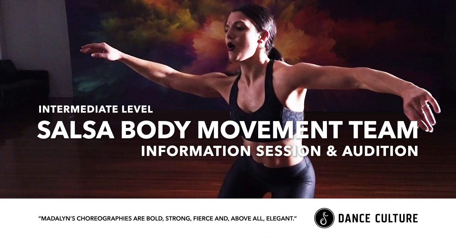 Intermediate Salsa Body Movement Team Information Session & Audition