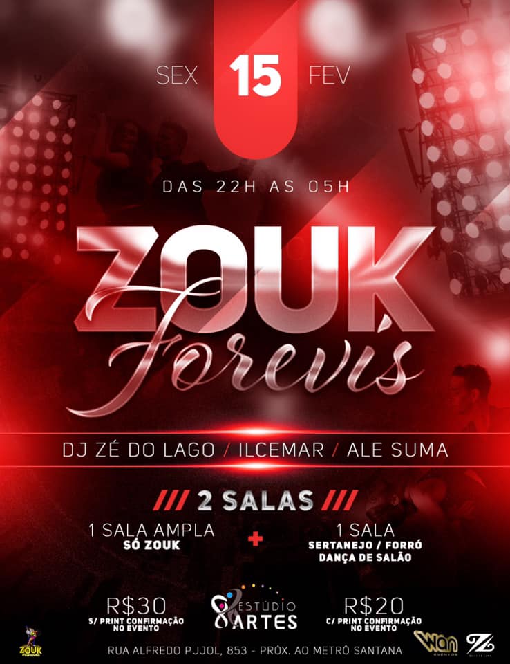 Zouk forevis no (Estudio 8 artes) próximo Metro Santana