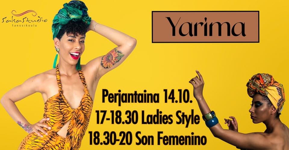 Yarima Rodriguezin tiiviskurssi Salsastudio Helsingissä