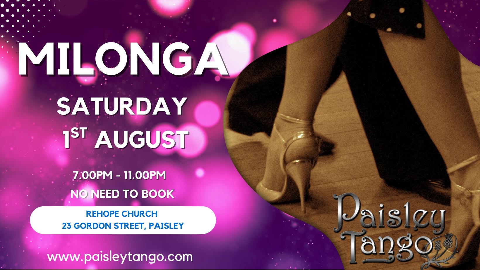 Paisley Tango August Milonga