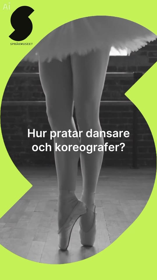 Att tala om dans