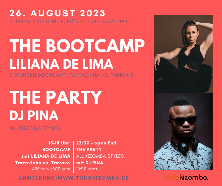 BOOTCAMP SESSIONS HH + THE PARTY - Tarraxo vs. Tarraxinha mit LILIANA DE LIMA