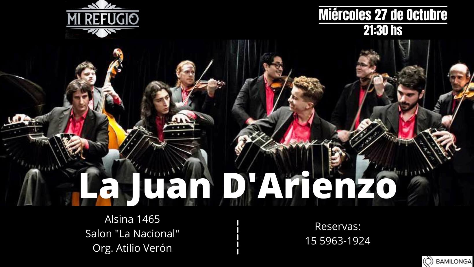 La Juan D'Arienzo en Milonga Mi Refugio