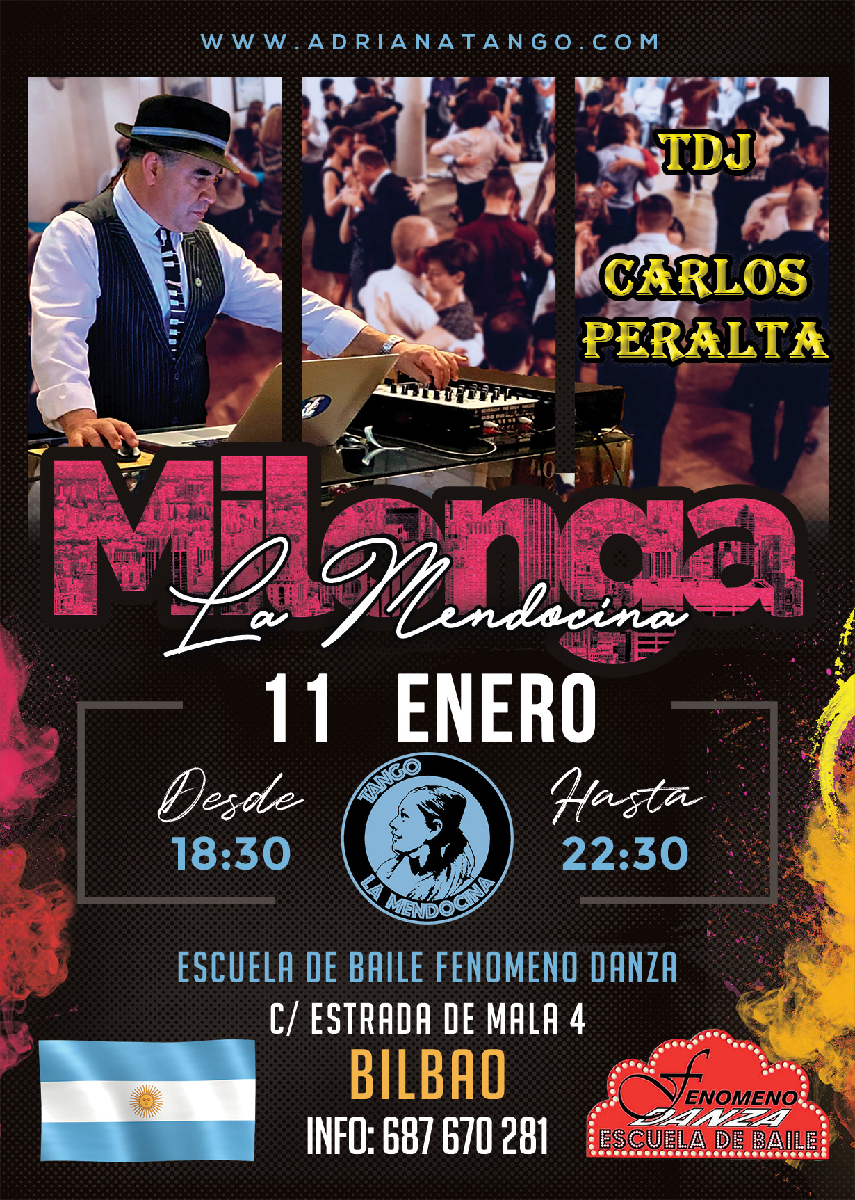 Milonga la Mendocina 11 de Enero de 2025 con CARLOS PERALTA