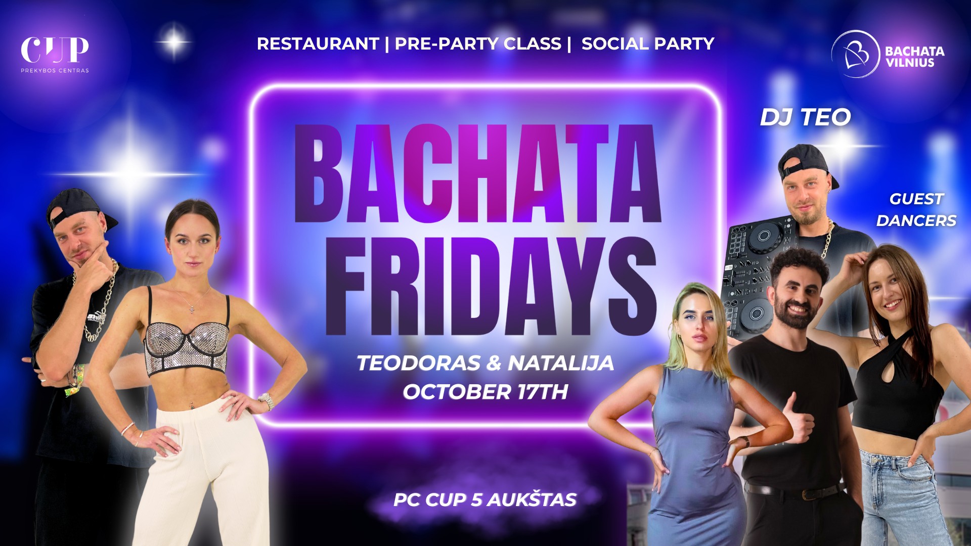 BACHATA FRIDAY with Teodoru & Natalija💜 PC CUP💜