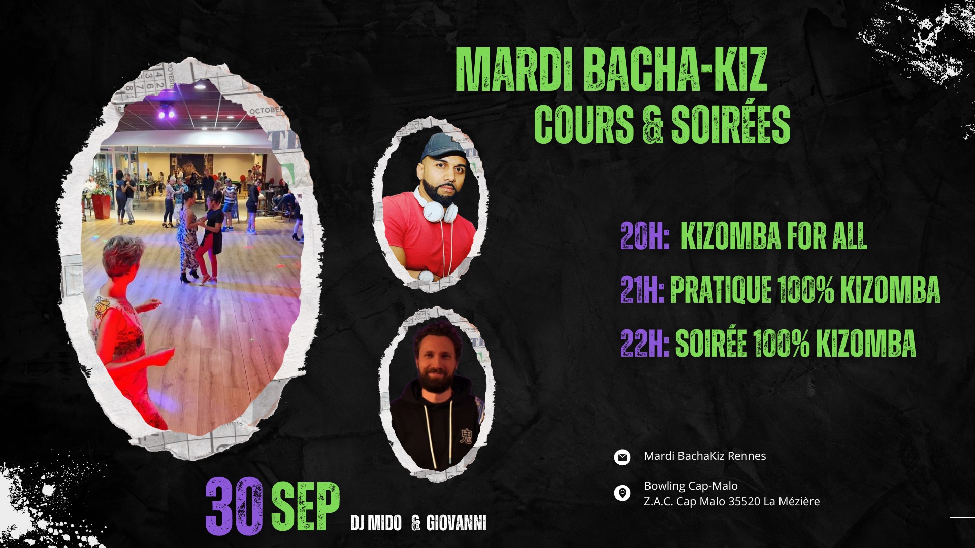 Mardis Bachata & Kizomba 100% KIZ