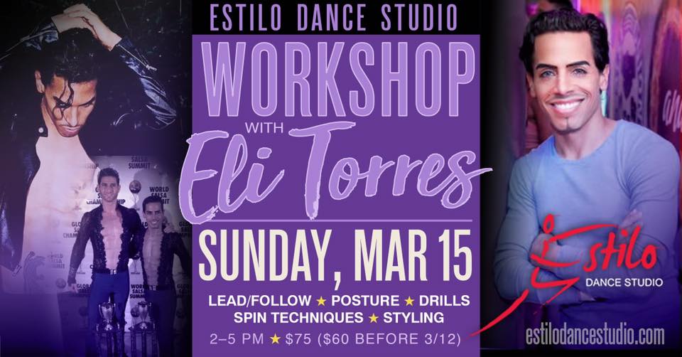 CANCELLED! Workshop with Eli Torres