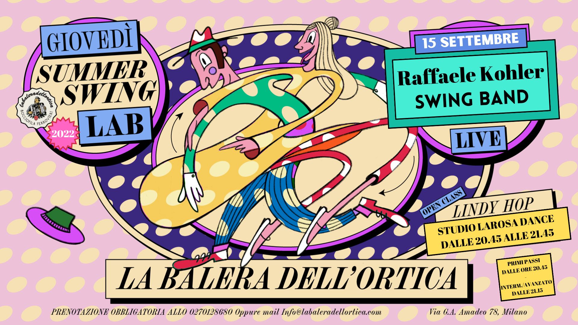 SUMMER SWING LAB #13 with RAFFAELE KOHLER SWING BAND