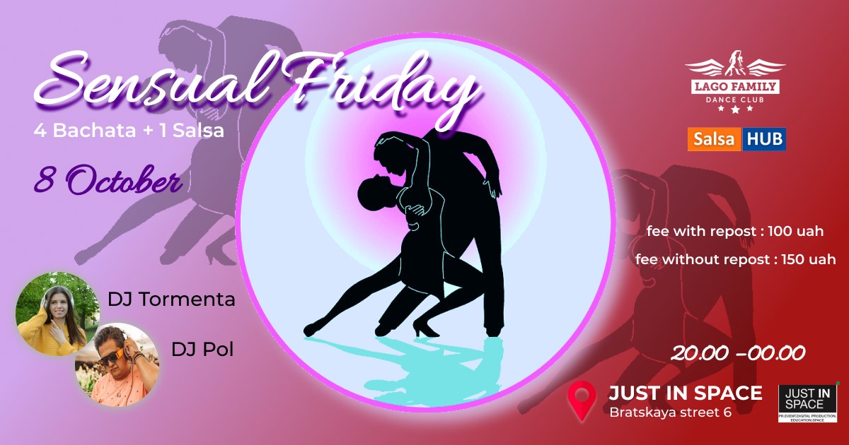 Sensual Friday Bachata party Kyiv
