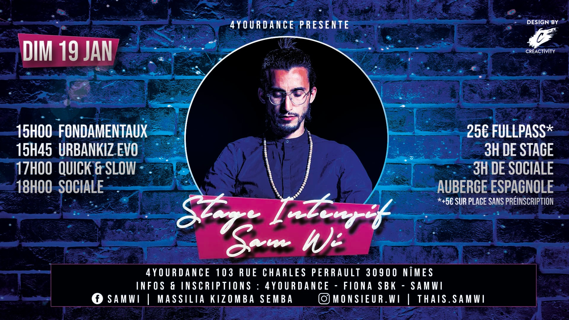 Stage Intensif SamWi - Sociale Kizomba - 4YourDance