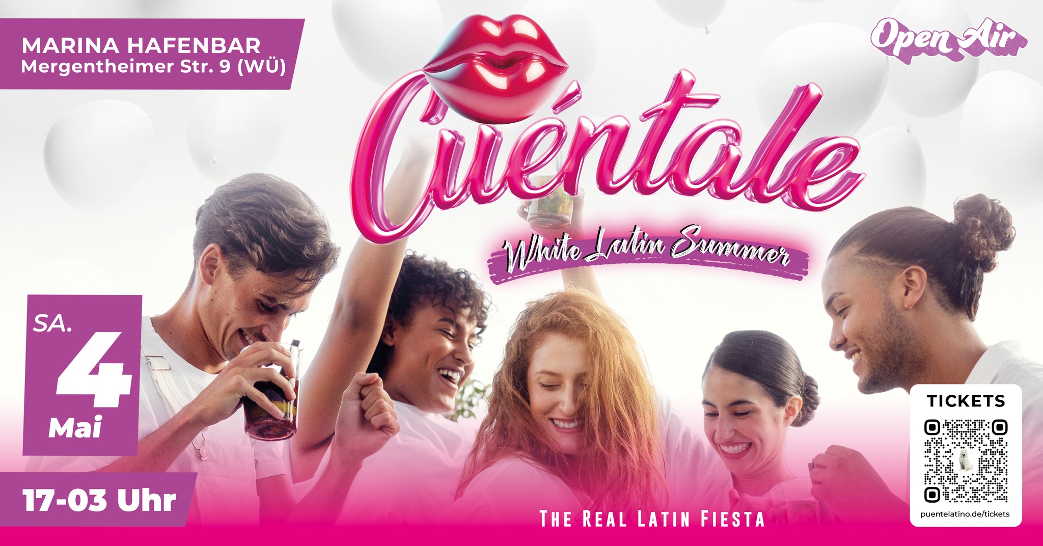 Cuéntale Open Air I White Latin Summer Sa. 24. August 🔥