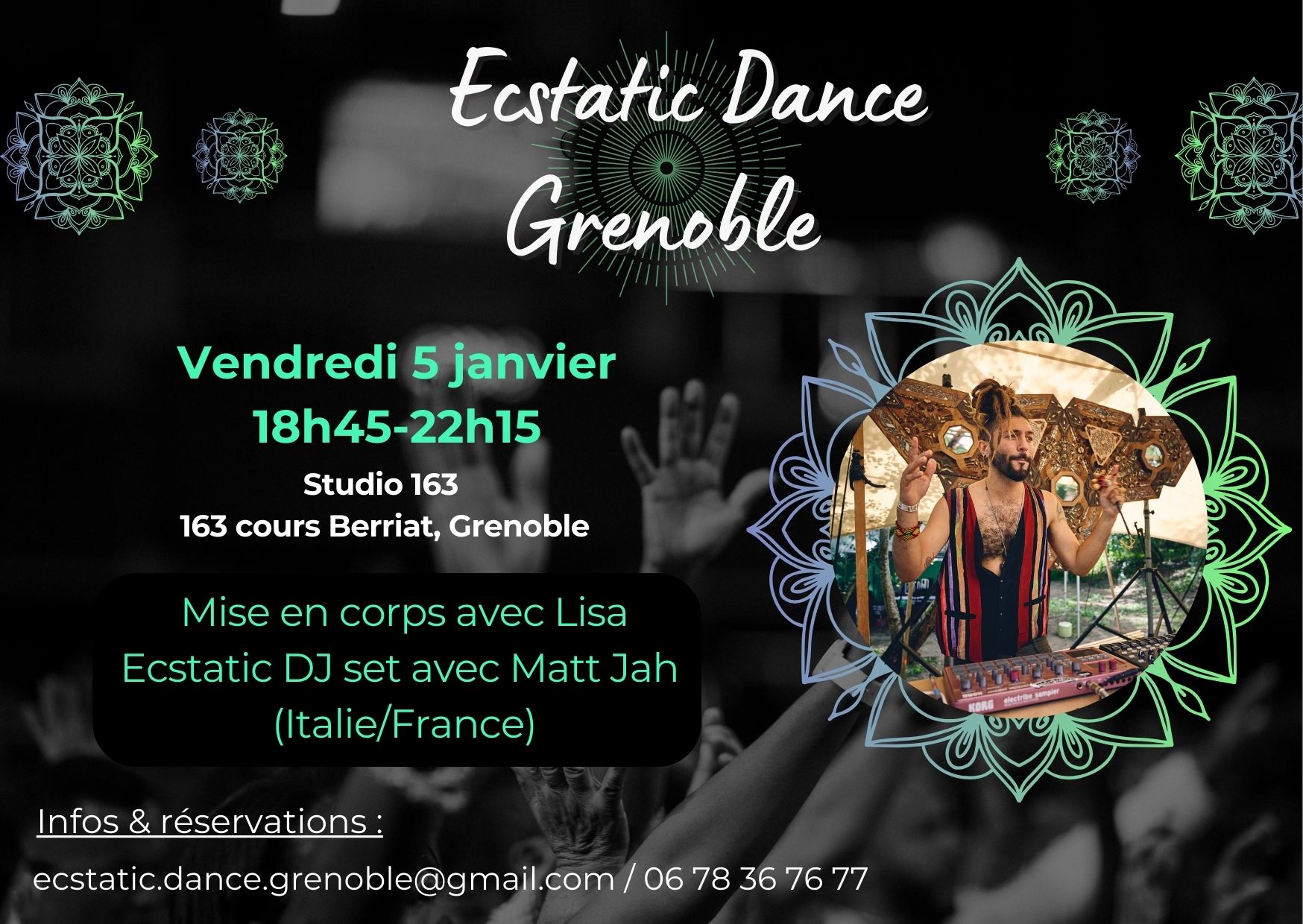 Ecstatic Dance Grenoble - DJ set avec Matt Jah