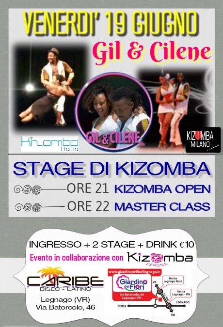 GIL & CILENE al CARIBE ESTIVO - KIZOMBA STAGE OPEN+MASTER CLASS