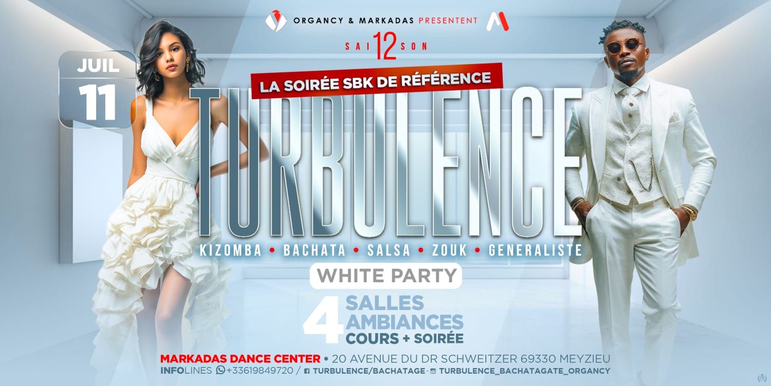 Soirée Turbulence Saison 12 4 Salles 4 ambiances