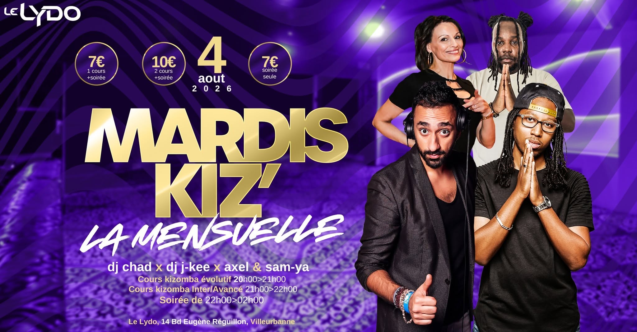 Mardis Kiz - La Mensuelle