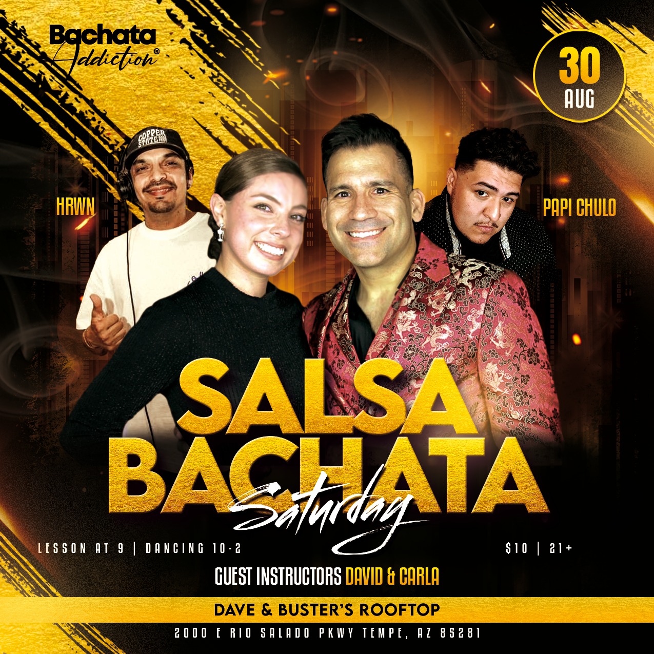 Salsa Bachata Saturday at D&B August Edition! (only once a month)