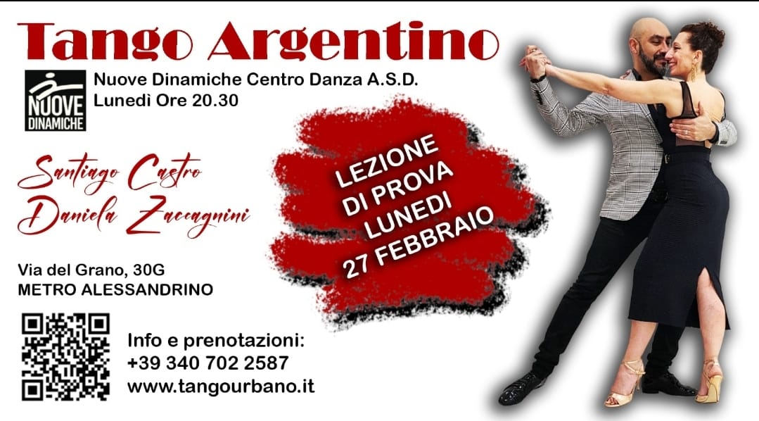 Corso Tango Argentino ad Alessandrino