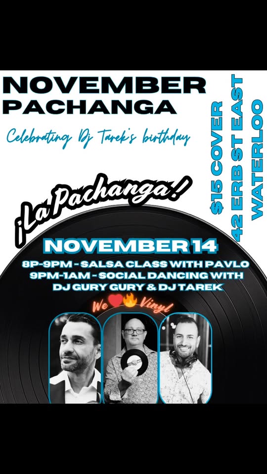 La Pachanga Salsa & Bachata Social! DJ Tarek's Birthday Bash!