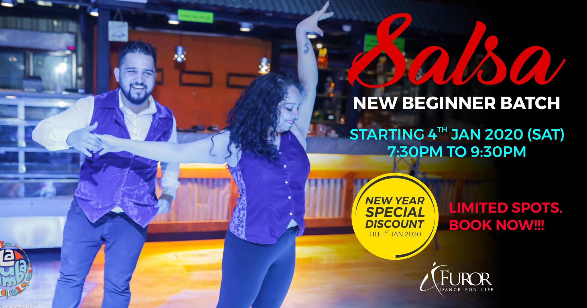 New Year Special Salsa Beginner Batch (Weekend)_4th Jan 2020