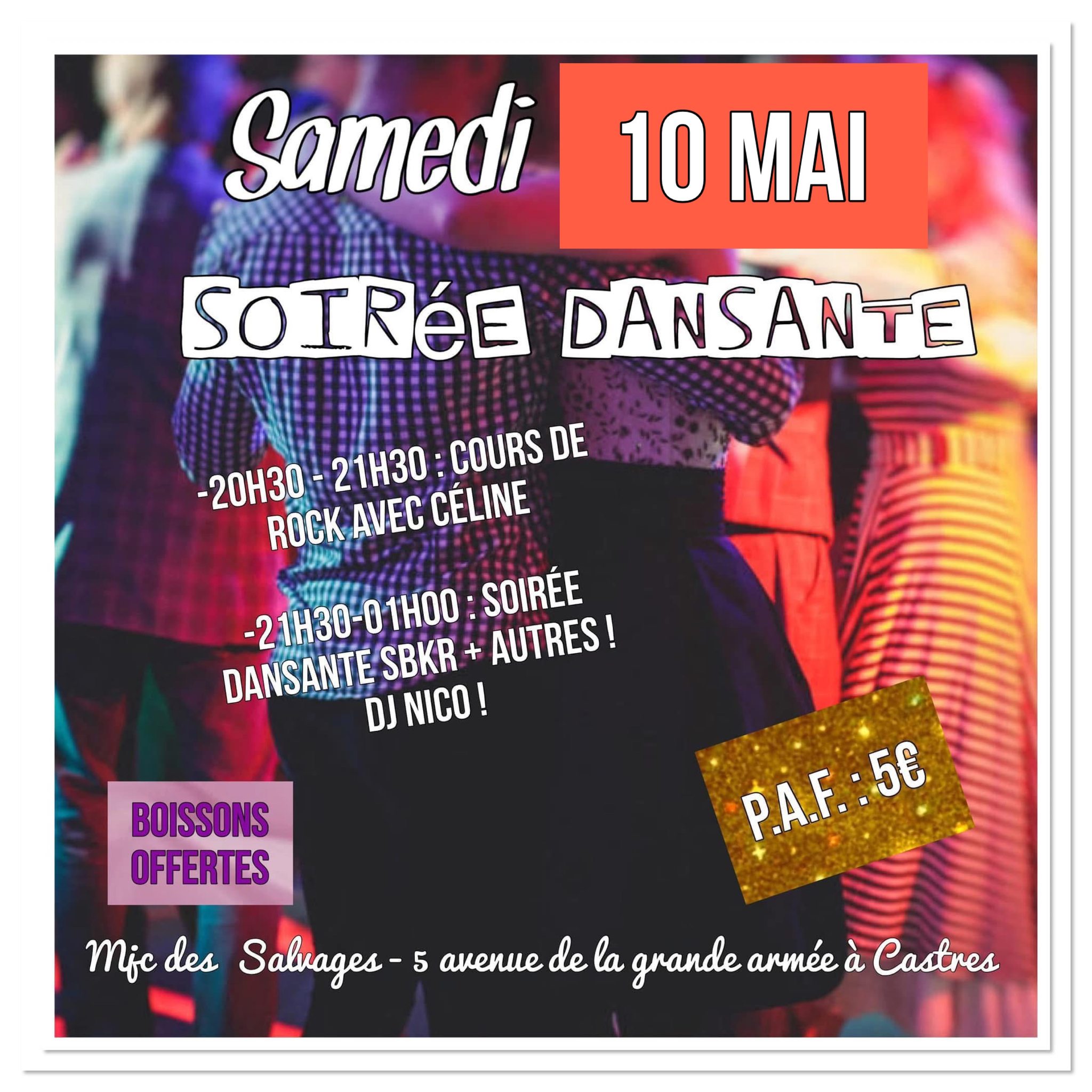 Soirée dansante SBKR+ avec CÉLINE ET NICOLAS N2
