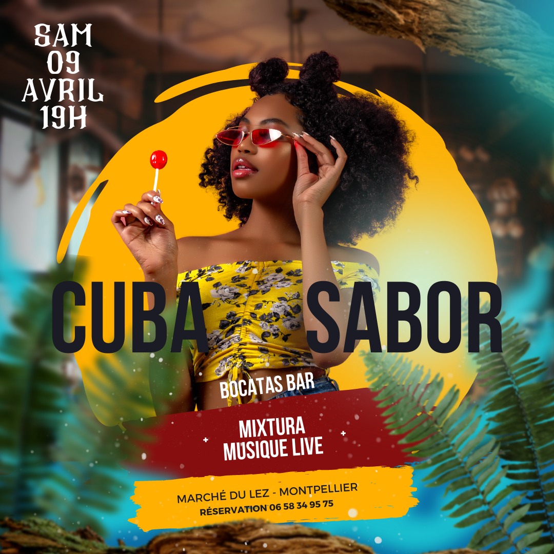 Spécial Cuba à Bocatas bar - Marché Du Lez