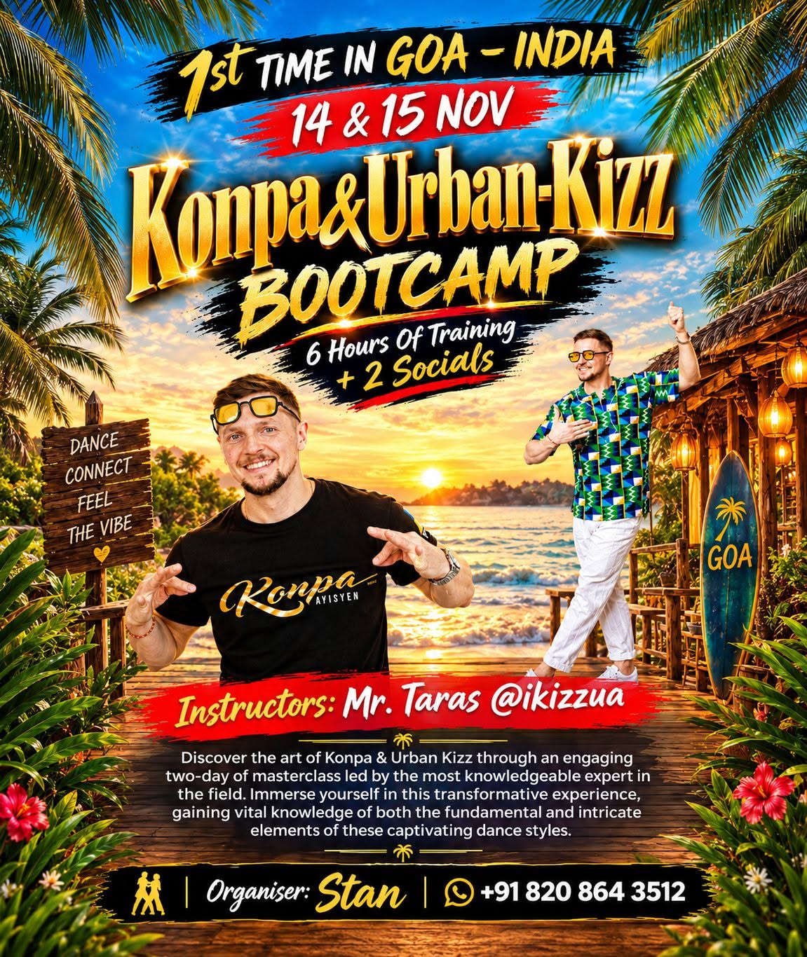 GOA: KONPA & URBANKIZZ BOOTCAMP by Taras ikizzua