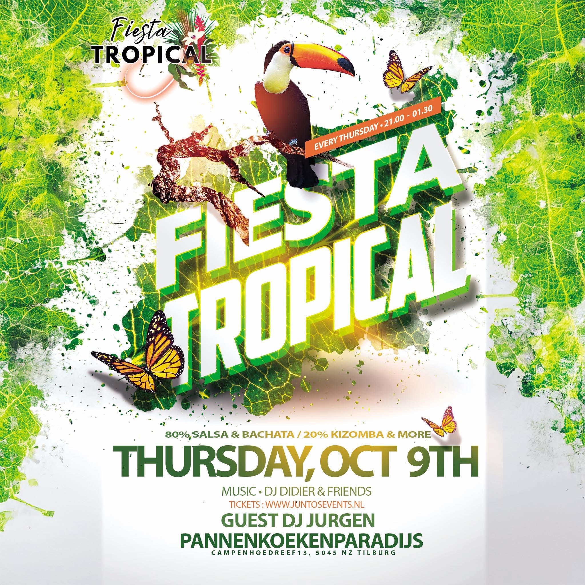 Fiesta Tropical Tilburg Latin Social Night . Do 9 Okt π΄