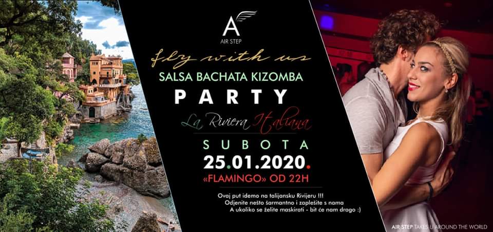 AIR STEP PARTY La Riviera Italiana Salsa, Bachata, Kizomba
