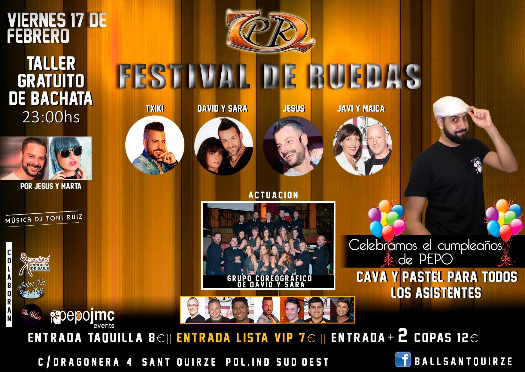 17 Febrero - 7pk2 Festival de ruedas - Cumpleaños Pepo