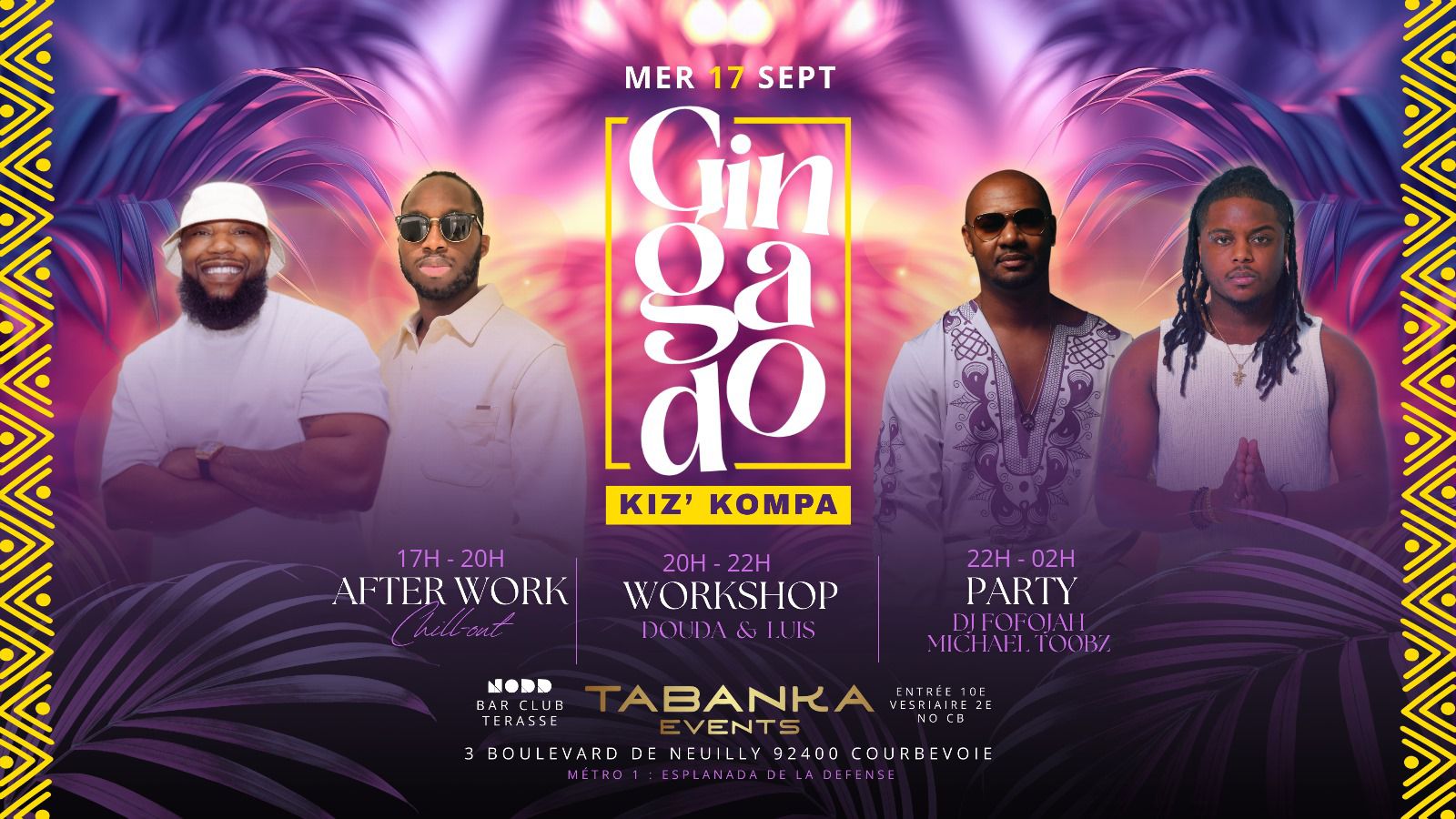 GINGADO kiz'kompa les mercredis