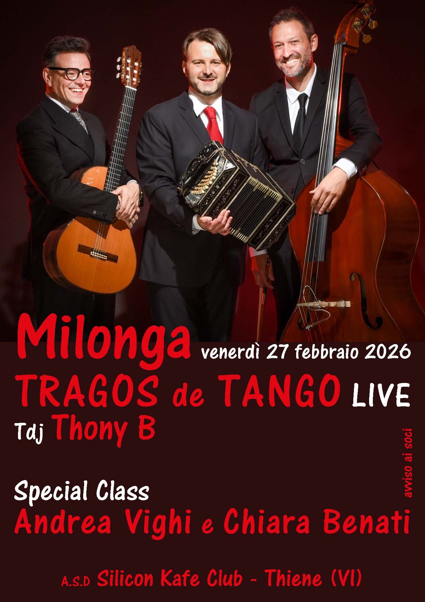 MILONGA Tragos de Tango Live Band