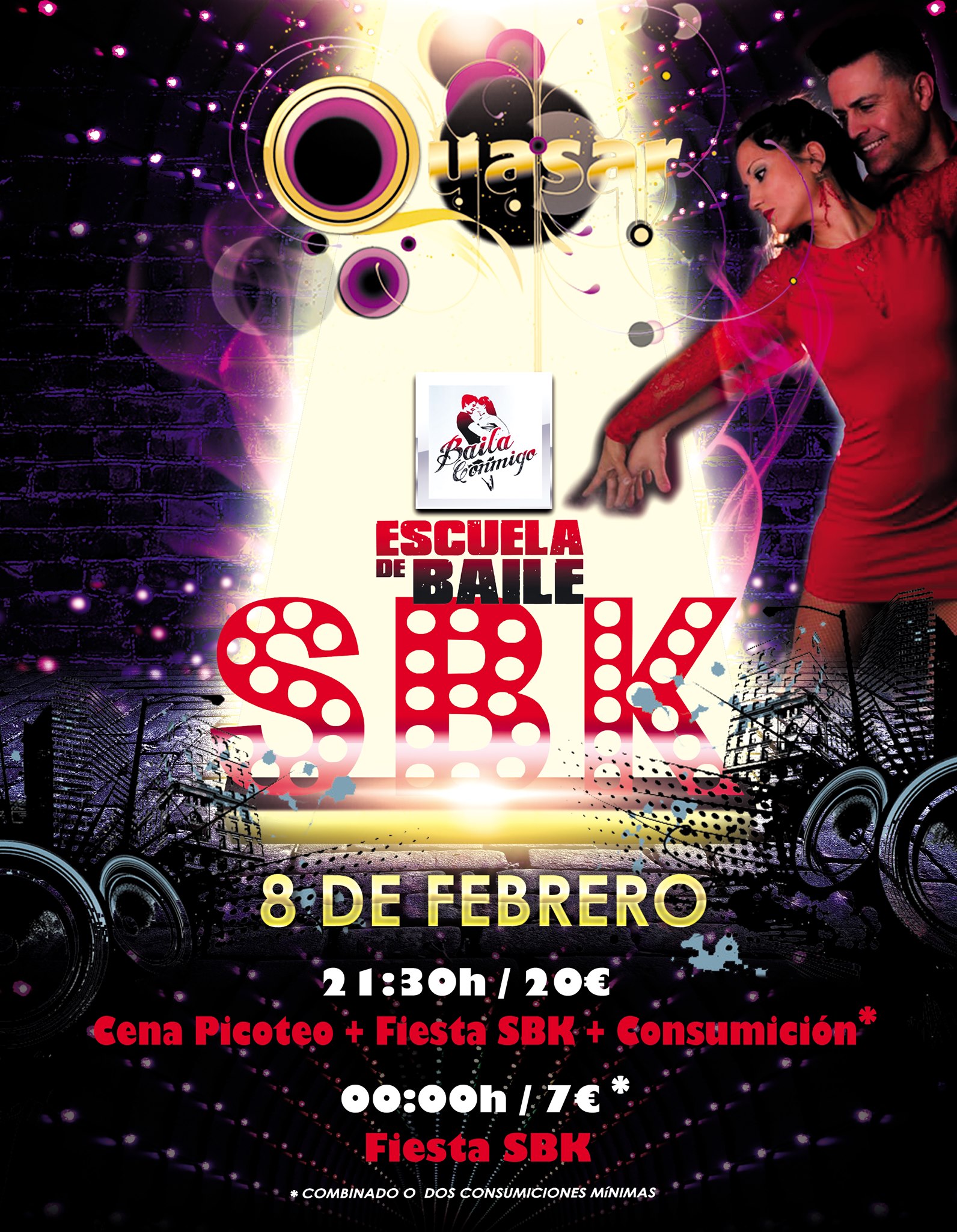 Fiesta SBK Baila Conmigo. Escuela de Baile (Hermanamiento)