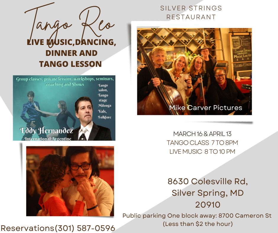 Tango Reo, Live Music Milonga at Silver Strings