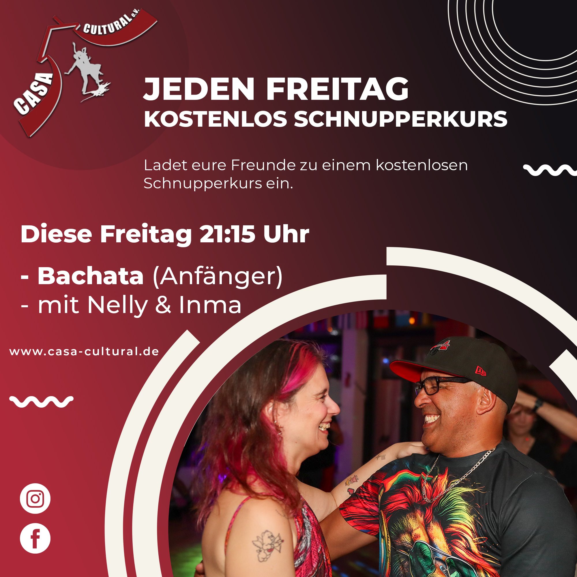 Kostenlos Bachata Anfänger Schnupperkurs‼️‼️