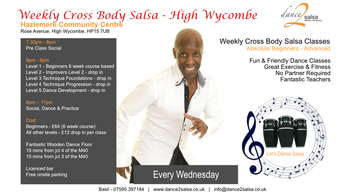 Salsa Classes In High Wycombe - Every Wednesday