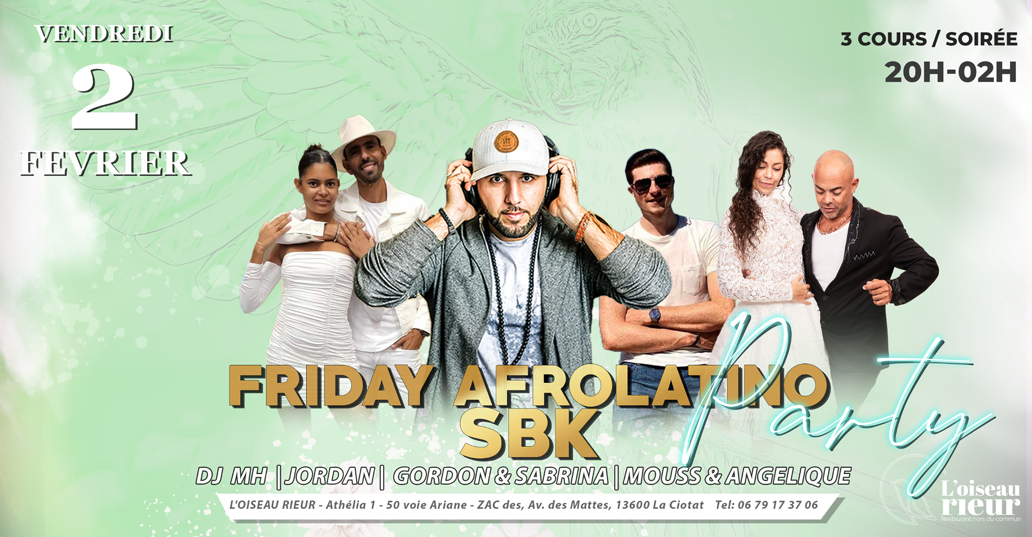 MENSUELLE AFROLATINO SBK PARTY