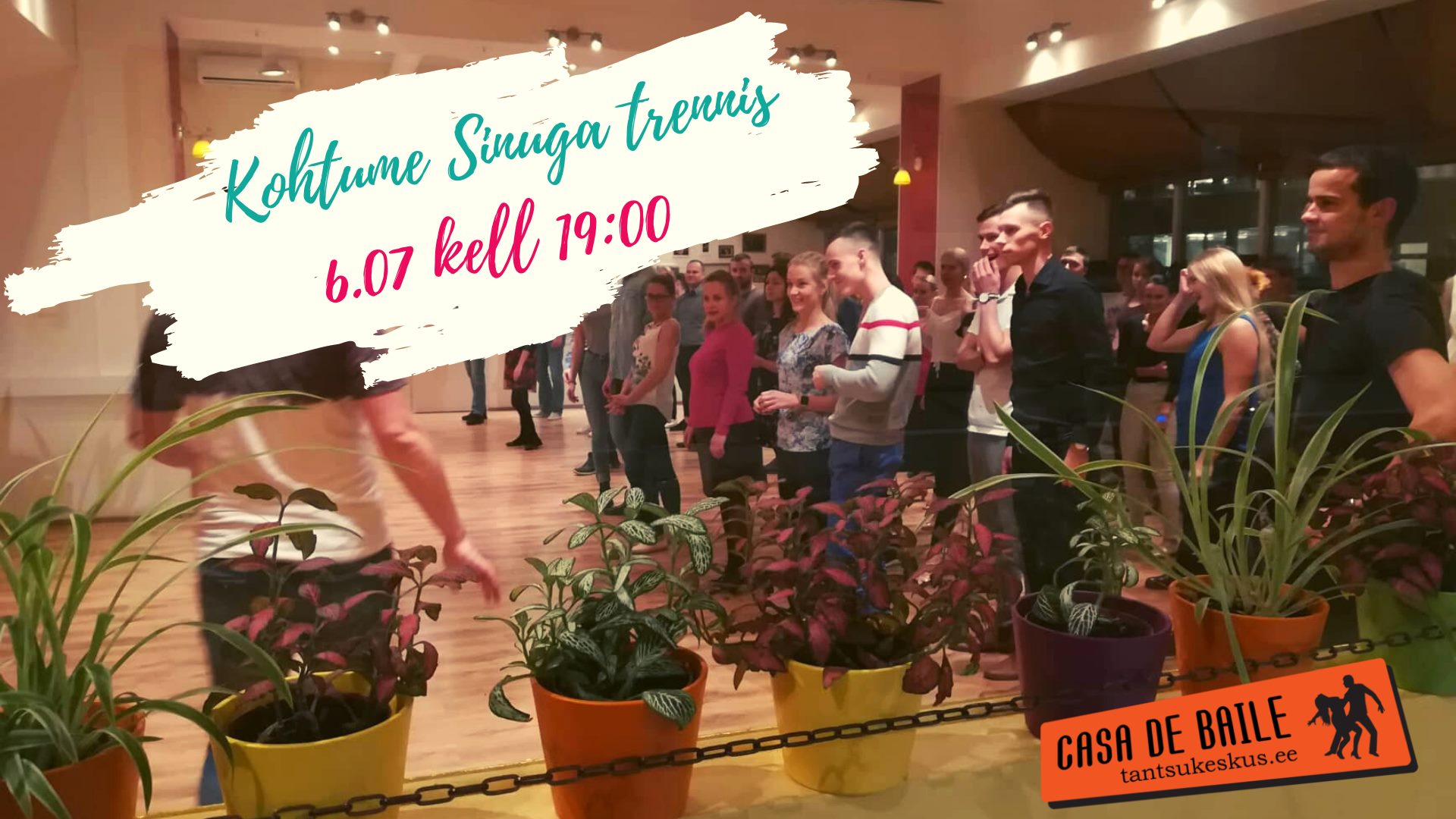 Tule Salsa algkursuse proovitrenni Casa de Bailesse