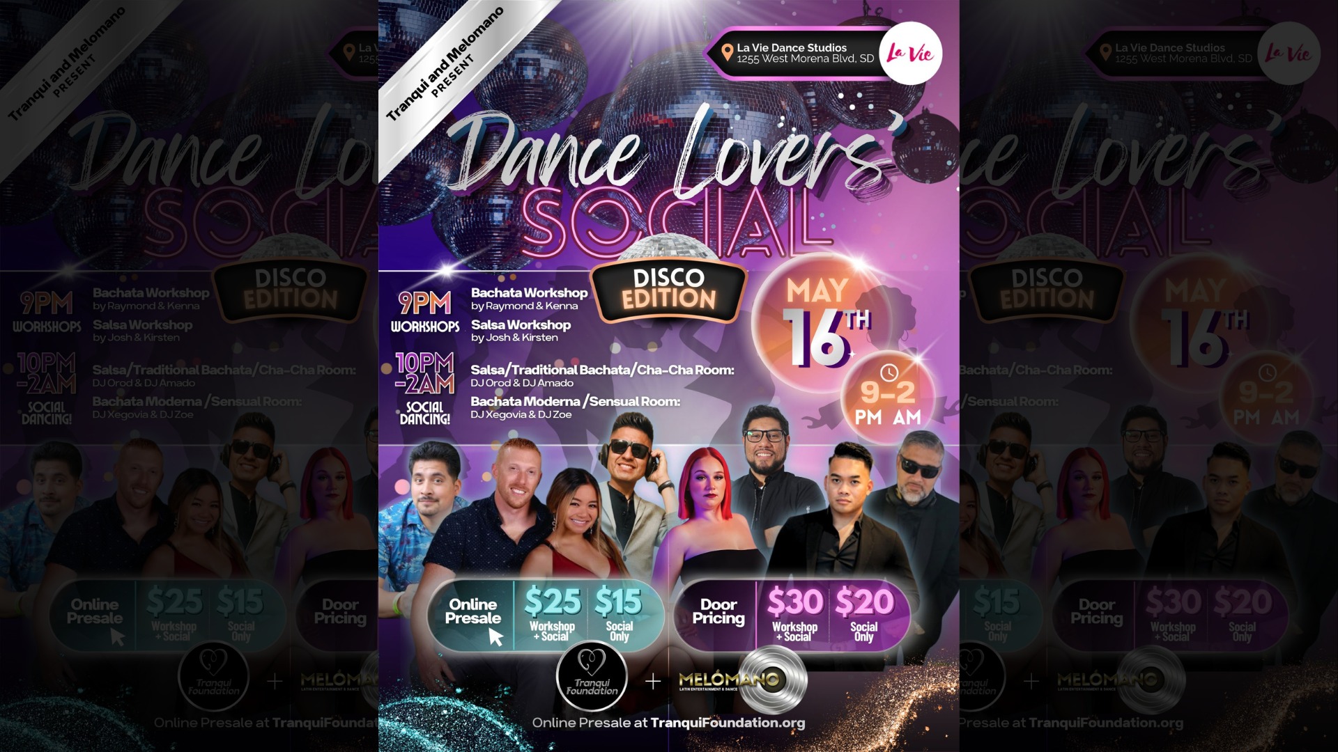 Dance Lovers Social: Disco Edition collaboration with Tranqui Foundation X Melómano! 5 16
