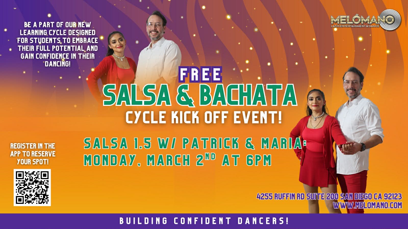 Melómano Salsa 1.5 Cycle FREE Kick Off! 3 2!