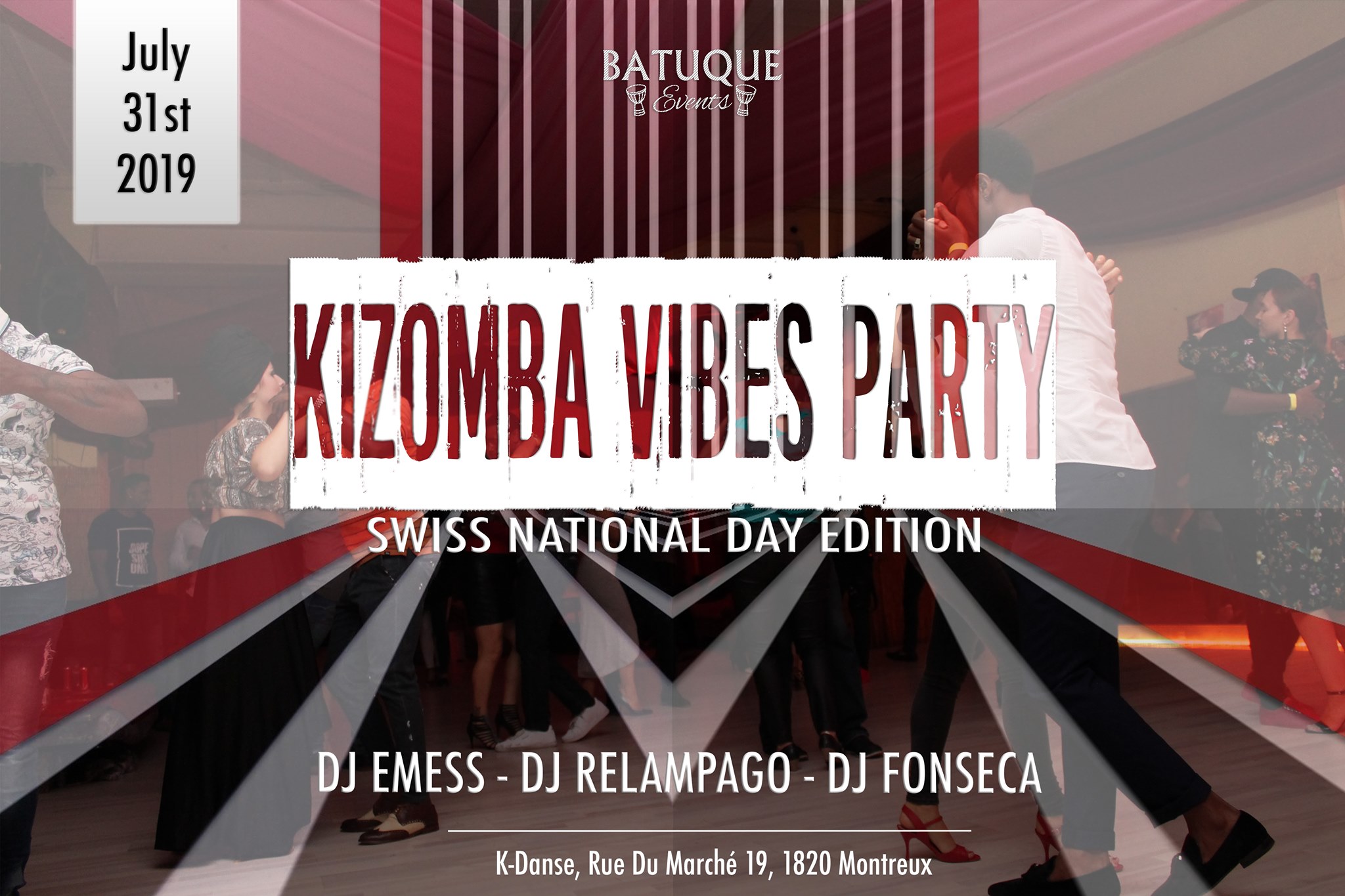 Kizomba Vibes Party - Swiss National Day Edition