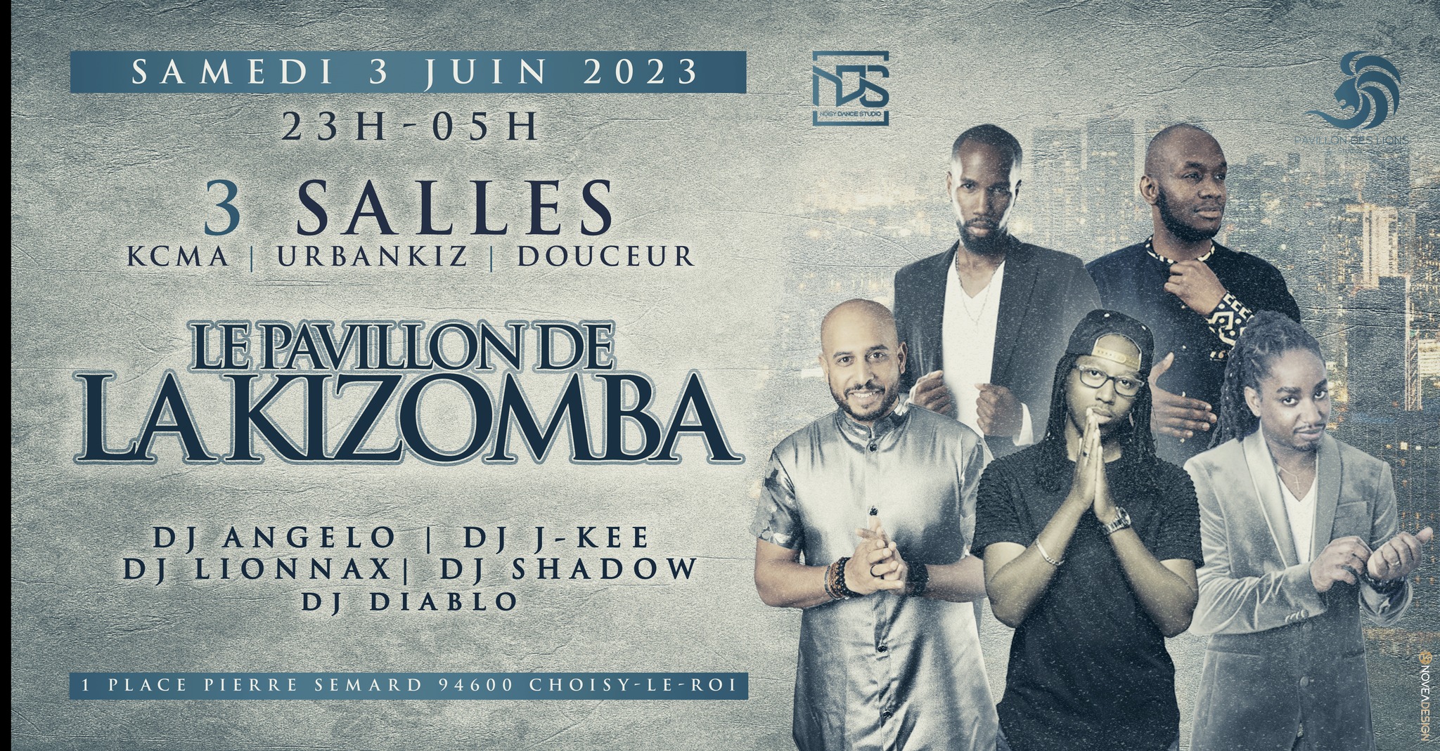 Samedi 3 Juin - Pavillon De La Kiz - 3 salles (Kcma - Urban - Douceur)