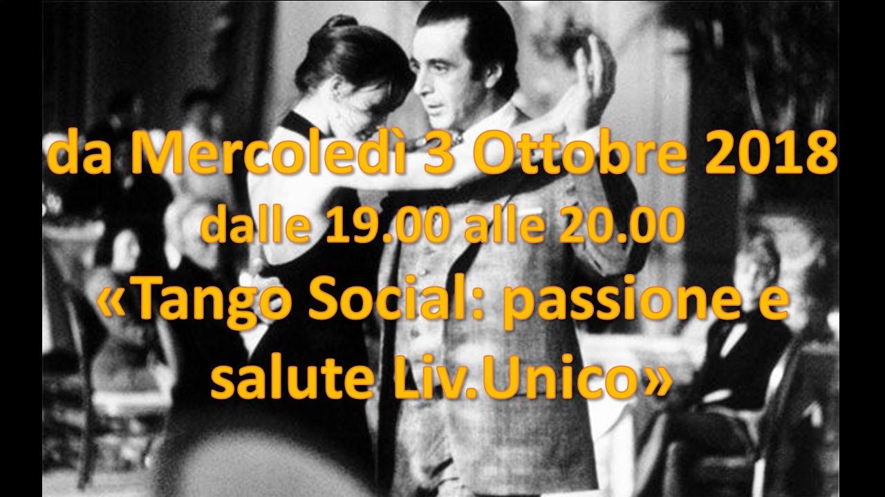 Corso Tango Social: passione e salute Liv.Unico