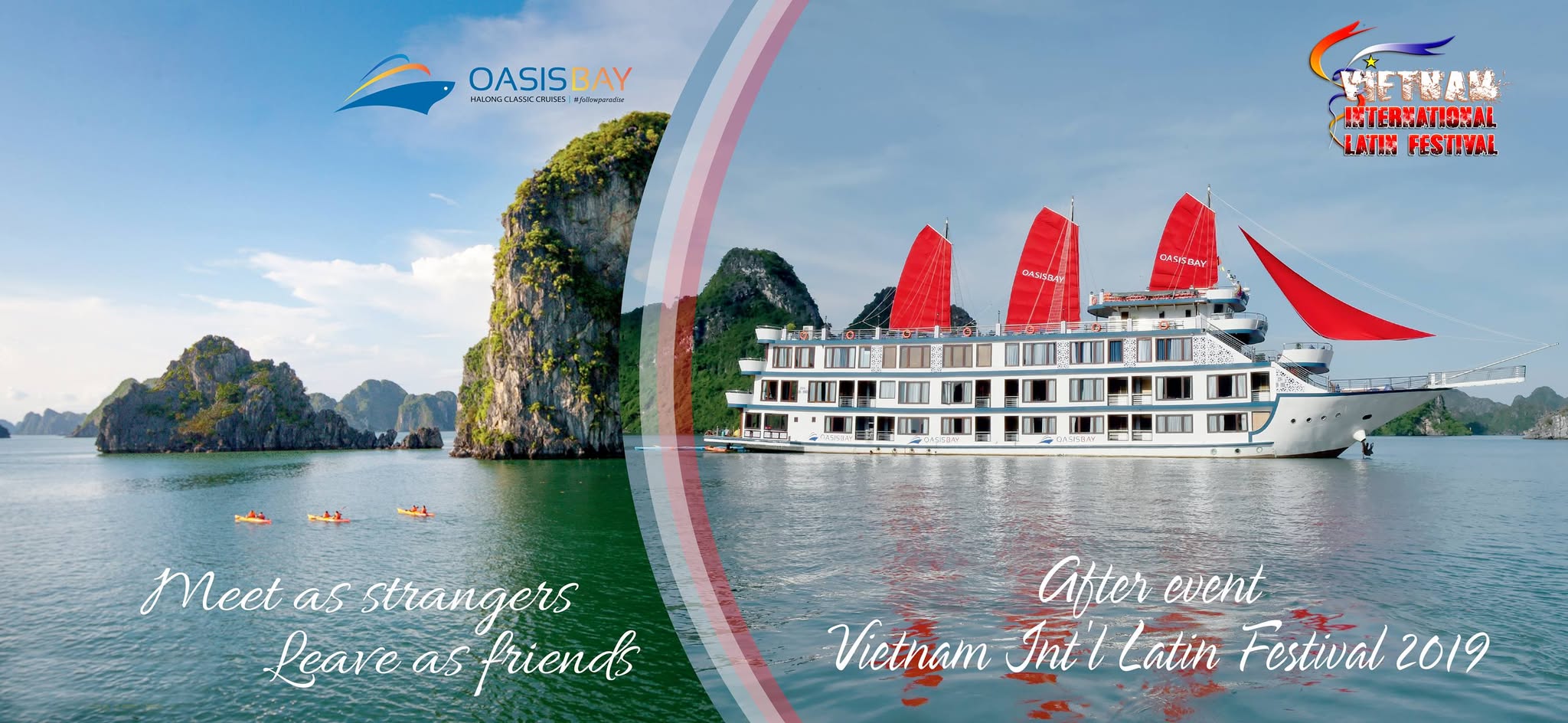 Halong Bay tour in 5 star cruise sailing after VILF 2019