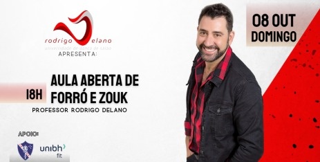 Aula Aberta de : Forró & Zouk - DOMINGO 08 Outubro 2023