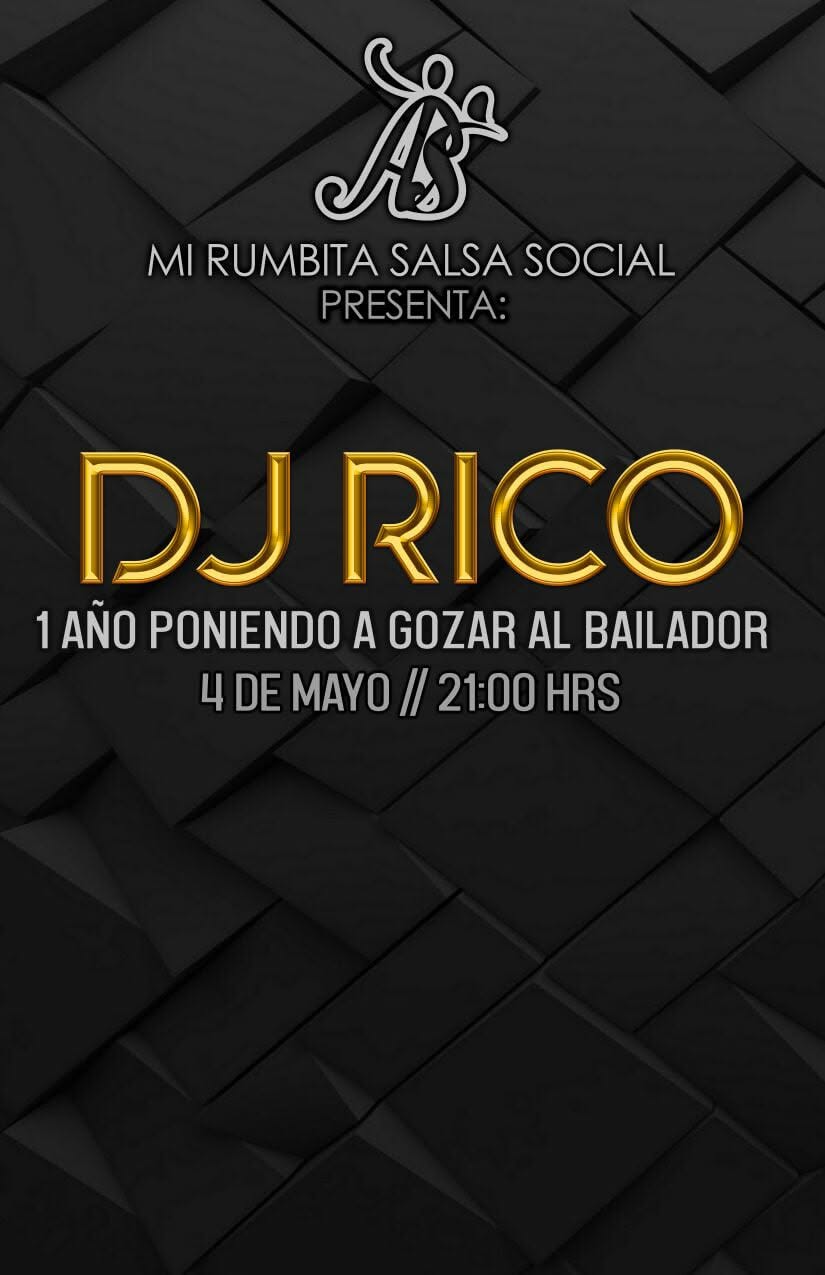 Dj Rico - 1 Año poniendo a gozar al bailador -