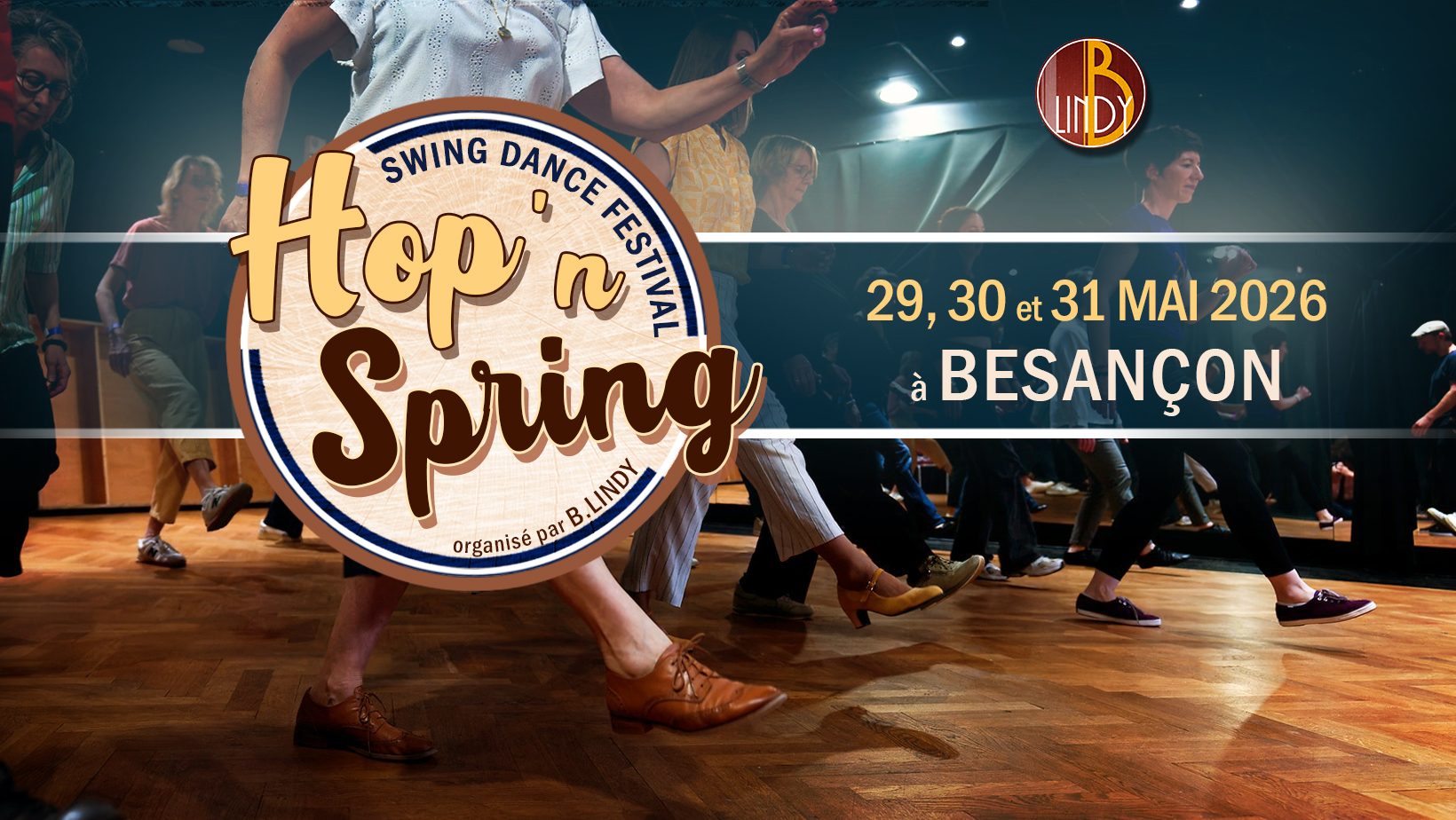 Hop'N Spring 2026 - Stage de Lindy hop et solo jazz