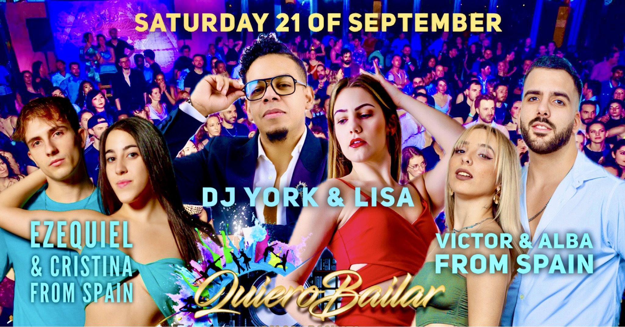 QuieroBailar Bachata Gala Dj YORK & Lisa - Victor & Alba